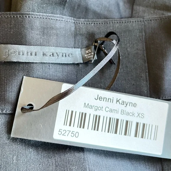 JENNI KAYNE Margot Cami in black size XS NWT - Picture 9 of 10